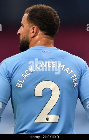 Manchester City's Kyle Walker during the Premier League match at the Etihad Stadium, Manchester. Stock Photo