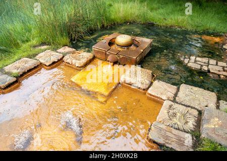 narodni prirodni rezervace Geopark SOOS, Karlovarsky kraj, Ceska republika / national natural reserve SOOS, Western Bohemia, Czech republic Stock Photo