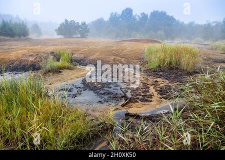 narodni prirodni rezervace Geopark SOOS, Karlovarsky kraj, Ceska republika / national natural reserve SOOS, Western Bohemia, Czech republic Stock Photo