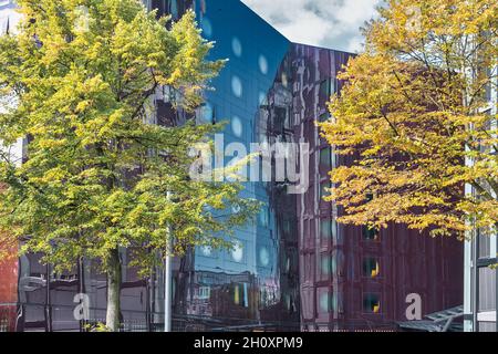 Dancing towers complex on Reeperbahn in Hamburg, Germany Stock Photo