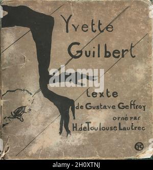 Yvette Guilbert - French Series, 1894. Henri de Toulouse-Lautrec (French, 1864-1901). Lithograph; Stock Photo