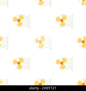 Ventilator pattern seamless background texture repeat wallpaper geometric vector Stock Vector
