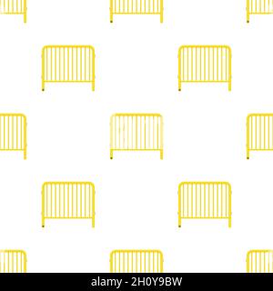 Sectional fence pattern seamless background texture repeat wallpaper geometric vector Stock Vector