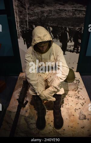 Oahu, HI. U.S.A. 6/7&8/2021. Schofield Barracks Tropic Lightening Museum. Hist. of the 25th Infantry Division. Stock Photo