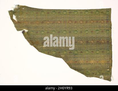 Fragment, 1800s. China, 19th century. Silk; overall: 25.4 x 19 cm (10 x 7 1/2 in.). Stock Photo