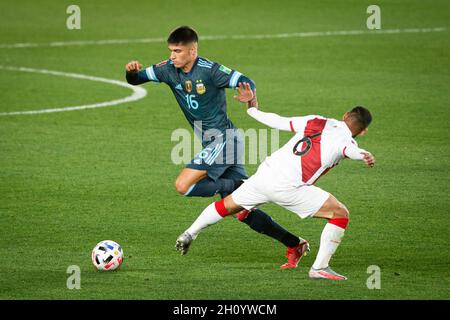 Buenos Aires, Argentina - 14 Oct 2021, Lionel Messi seen during the FIFA  World Cup Qatar 2022 Qualifiers match between Argentina and Peru at El  Monumental. Final score; Argentina 1:0 Peru. (Photo