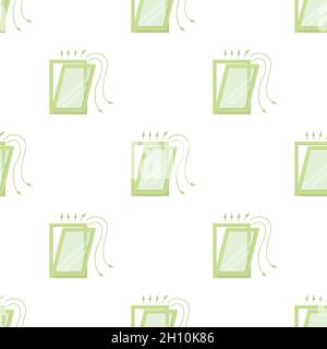 Window ventilation pattern seamless background texture repeat wallpaper geometric vector Stock Vector