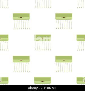 Conditioner pattern seamless background texture repeat wallpaper geometric vector Stock Vector