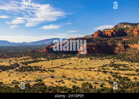 Sunny beautiful landscape of Sedona, Arizona Stock Photo
