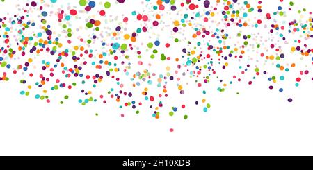 eps vector seamless background with different colored confetti for party time Stock Vector