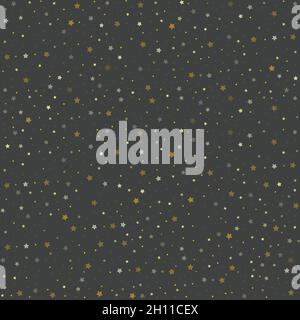 Little stars on a blue background vector stock illustration Stock Vector