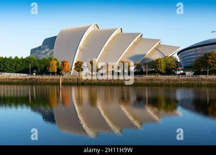 Glasgow, Scotland, UK. 15th October 2021. General views of build up to  UN Climate Change Conference COP26 that will be held in Glasgow from October 31st. Pic; Scottish Event Campus SEC is the venue for the UN Climate Change Conference.  Iain Masterton/Alamy Live News. Stock Photo
