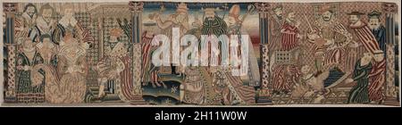 This detailed section of a 17th-century tapestry shows Odysseus ...
