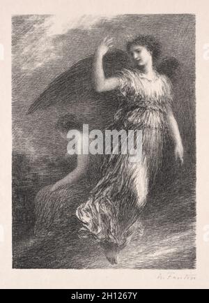 Le Paradis et la Peri - Debut, 1901. Henri Fantin-Latour (French, 1836-1904). Lithograph; Stock Photo