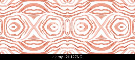 Seamless Stripes Background. White Fashion Safari Stock Photo