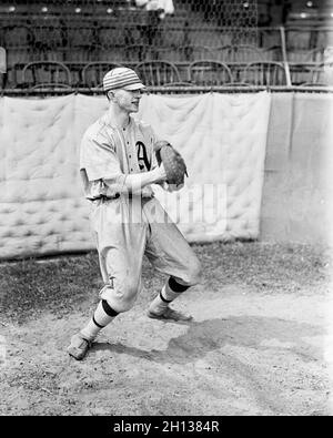 Philadelphia Athletics player, 1913. Stock Photo