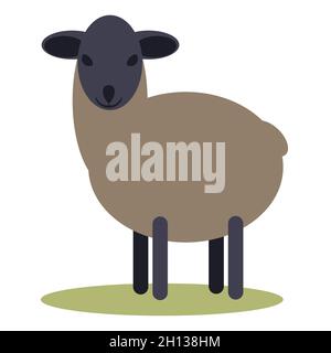 small black sheep Stock Vector