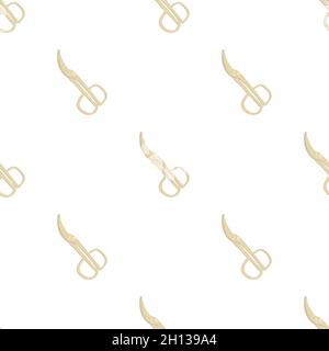 Scissors pattern seamless background texture repeat wallpaper geometric vector Stock Vector