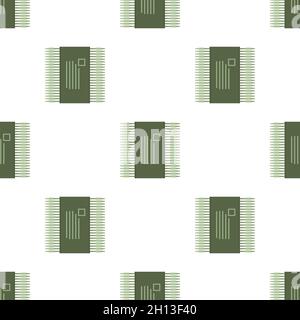 Detector pattern seamless background texture repeat wallpaper geometric vector Stock Vector