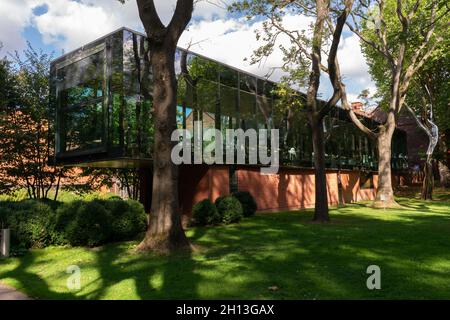 Whitworth Art Gallery cafe, University of Manchester, Whitworth Park, Oxford Road Stock Photo