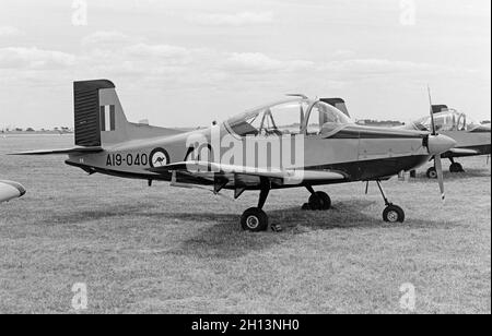 A Royal Australian Air Force, RAAF, CT-4A Airtrainer, serial number A19-040. Stock Photo