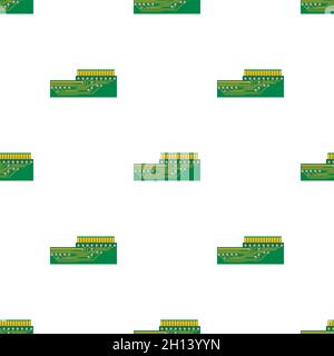 RAM pattern seamless background texture repeat wallpaper geometric vector Stock Vector