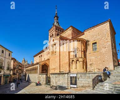 Medina del Campo square. Segovia, Spain. Stock Photo