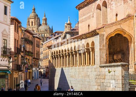 Romanesque church of San Martin. Segovia, Spain. Stock Photo