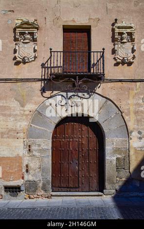 House of the Mexia Tovar. Segovia, Spain. Stock Photo