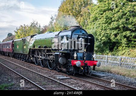 Tornado passing through Long Preston on 16th October 2021 Stock Photo