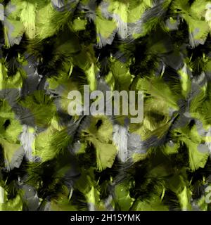 Fashionable print, abstract leopard skin with geometric shapes Stock Photo