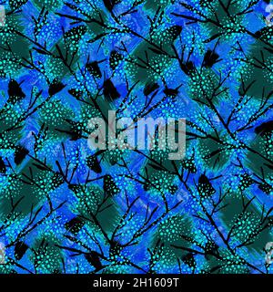 Fashionable print, abstract leopard skin with geometric shapes Stock Photo