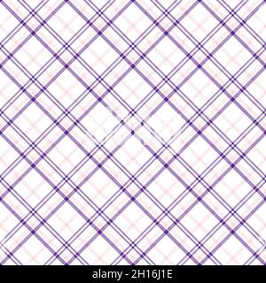 Diagonal Plaid Tartan textured Seamless pattern design suitable for fashion textiles Stock Vector