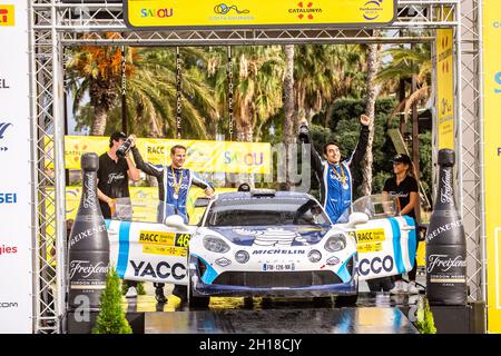 podium, portrait during the RACC Rally Catalunya de Espana, 11th round ...