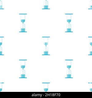 Sand and water hourglasses pattern seamless background texture repeat wallpaper geometric vector Stock Vector