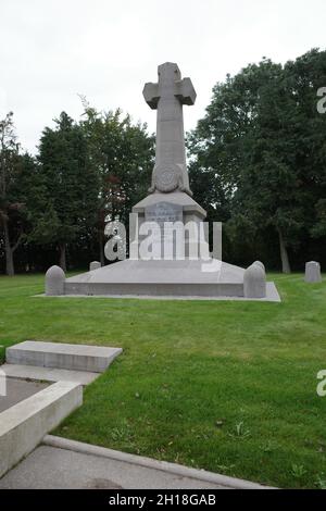 55th (West Lancashire) Division Memorial at Givenchy les la Bassee Stock Photo