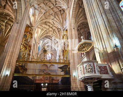 Segovia Cathedral. Castile and Leon, Spain. Stock Photo
