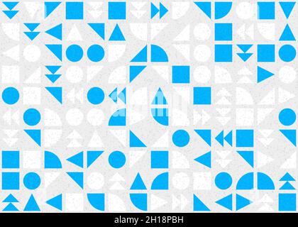 Abstract Geometrical generative computational art illustration Stock Vector