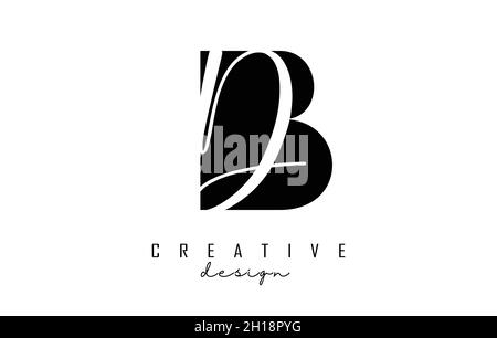 BD Monogram Logo Design By Vectorseller | TheHungryJPEG