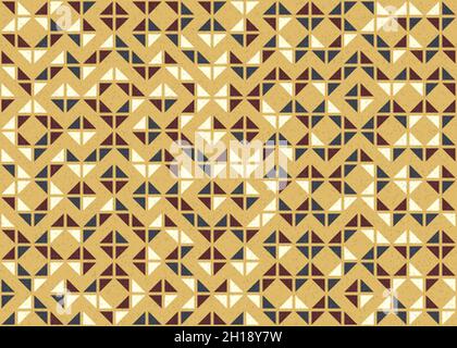 Abstract Geometrical generative computational art illustration Stock Vector