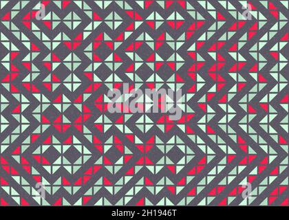 Abstract Geometrical generative computational art illustration Stock Vector