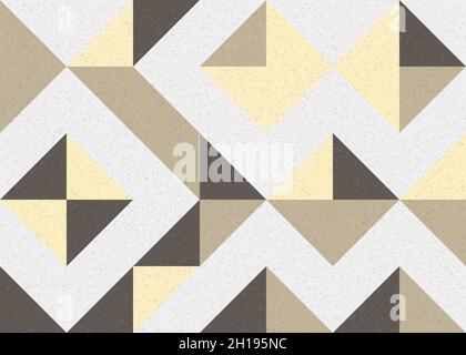 Abstract Geometrical generative computational art illustration Stock Vector