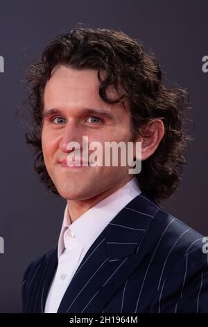 London, UK. 17 October 2021. Harry Melling arriving for the premiere of The Tragedy of Macbeth, at the Royal Festival Hall in London during the BFI London Film Festival. Picture date: Sunday October 17, 2021. Photo credit should read: Matt Crossick/Empics/Alamy Live News Stock Photo