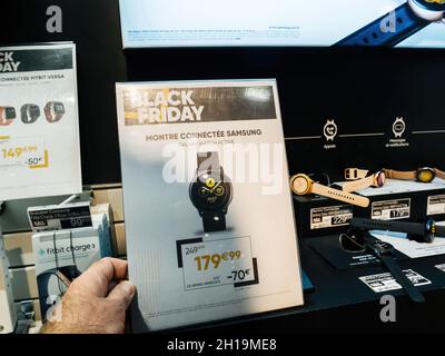 Smart watch Samsung Galaxy Watch on a gray background Stock Photo - Alamy