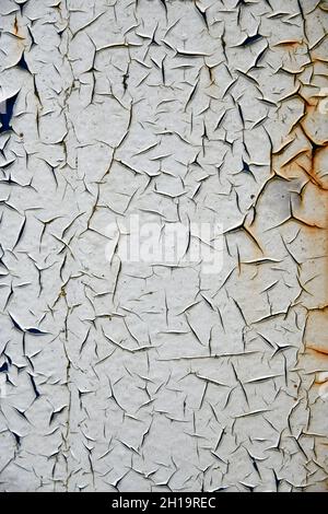 old paint on a rusty wall Stock Photo