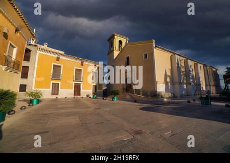 The beautiful cityscape of Cehegin in Murcia, Spain Stock Photo