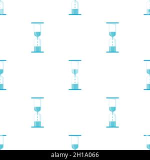 Sand and water hourglasses pattern seamless background texture repeat wallpaper geometric vector Stock Vector