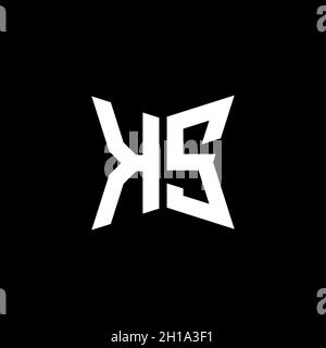 SK Monogram logo letter with Cakra geometric shape style design ...