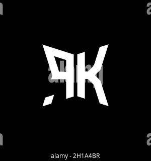 KP Monogram logo letter with Cakra geometric shape style design ...
