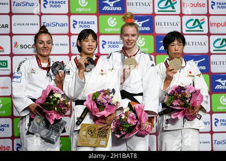 Women -70 kg, Saki NIIZOE of Japan gold medal during the